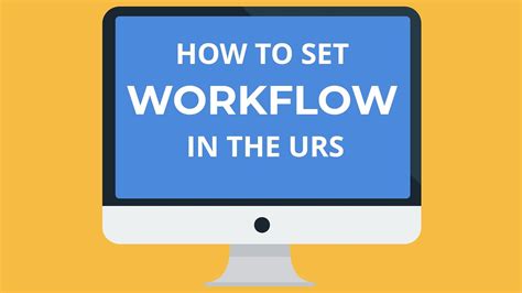 HOW TO SET WORKFLOW IN THE DBM UNIFIED .